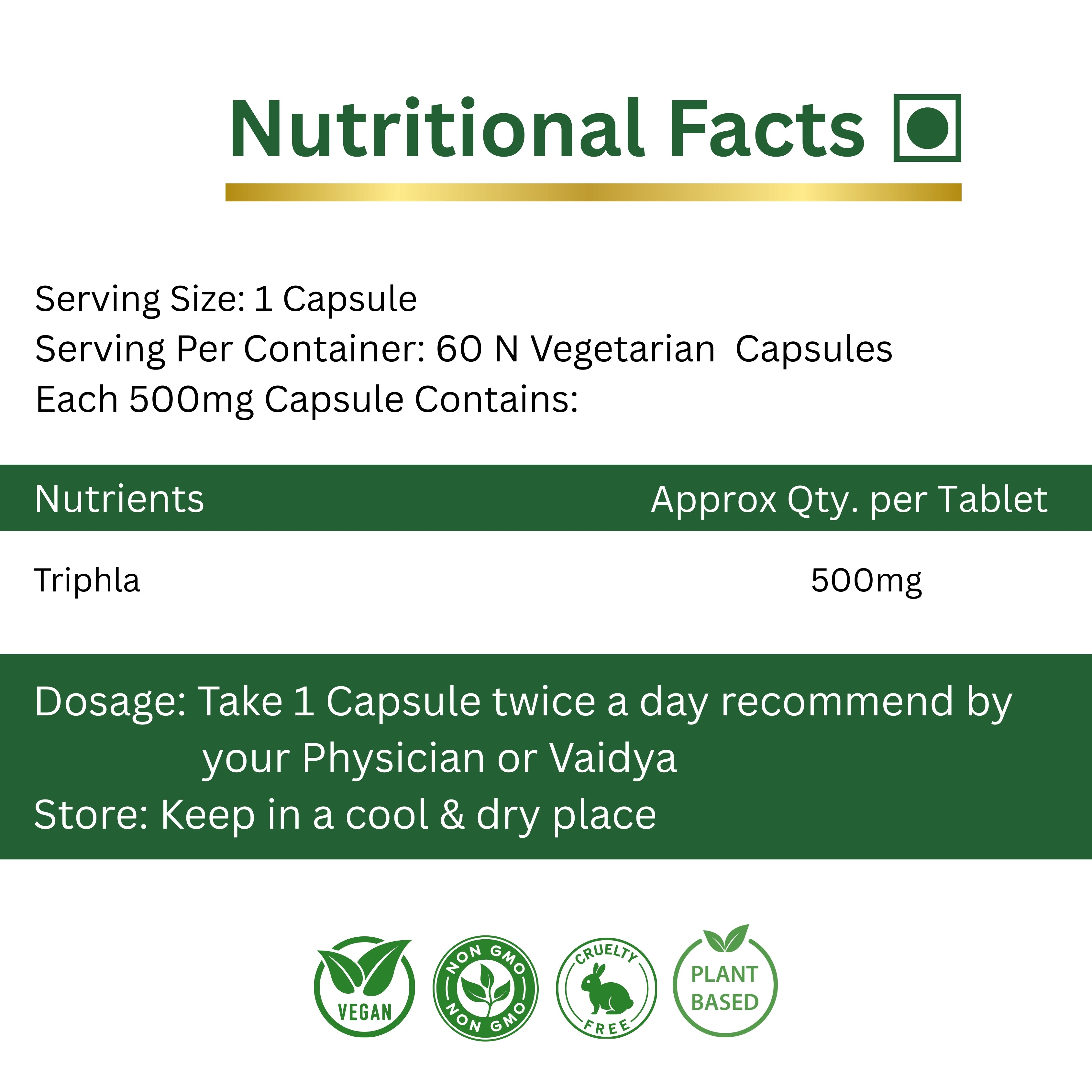 Badariya Triphala Capsule