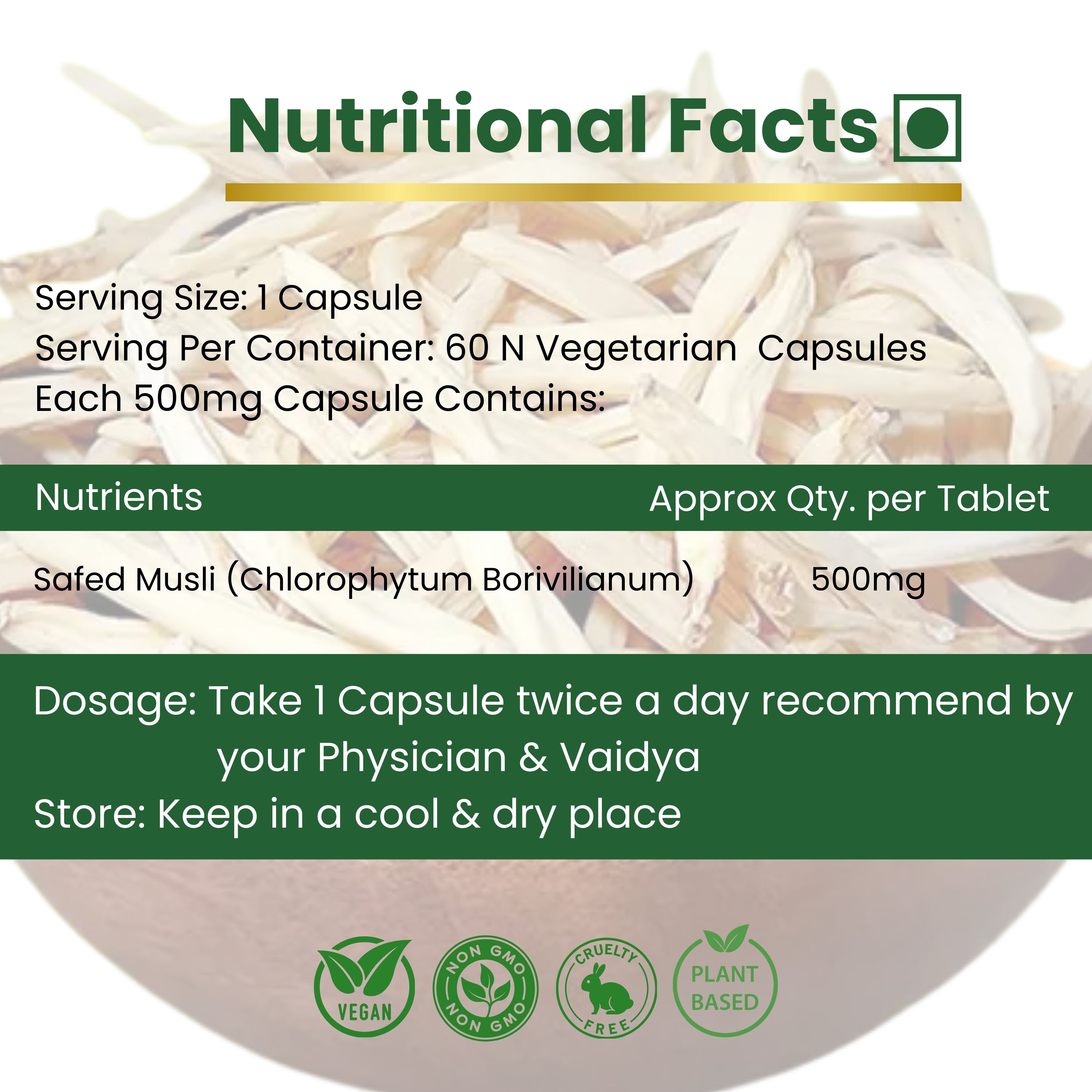 Badariya Safed Musli Capsule
